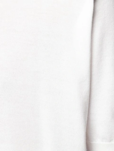 John Smedley Isis Fine Knit Cotton Polo Shirt Clothing In White