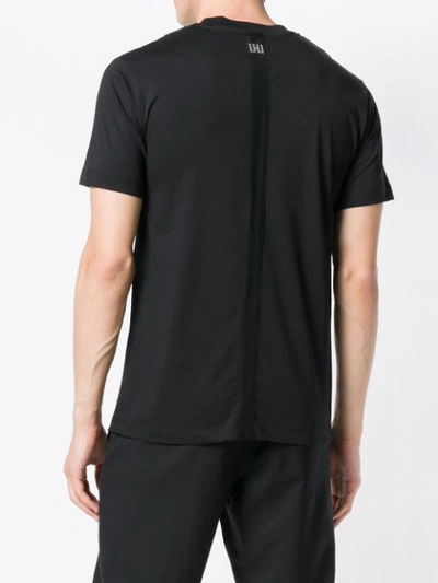 Shop Les Hommes Urban Contrast Colour T In Black