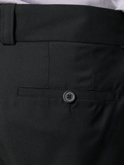 Shop Lanvin Hose Mit Faltendetails In 10 Nero