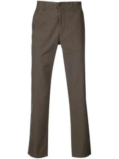 Shop 321 Regular Fit Trousers In Green