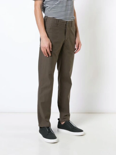 Shop 321 Regular Fit Trousers In Green