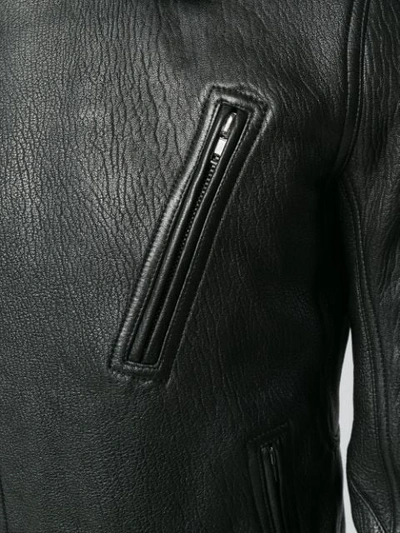 Shop Rick Owens Tailored Biker Jacket In Black