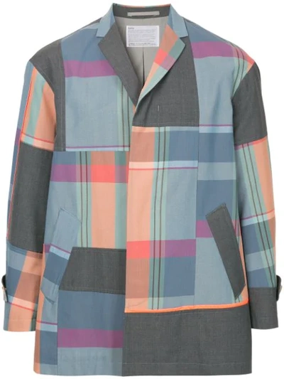 Shop Kolor Colourblock Jacket In Multicolour