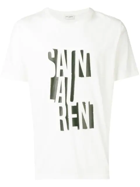 saint laurent white tee