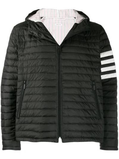 Shop Thom Browne Padded Jacket In Black