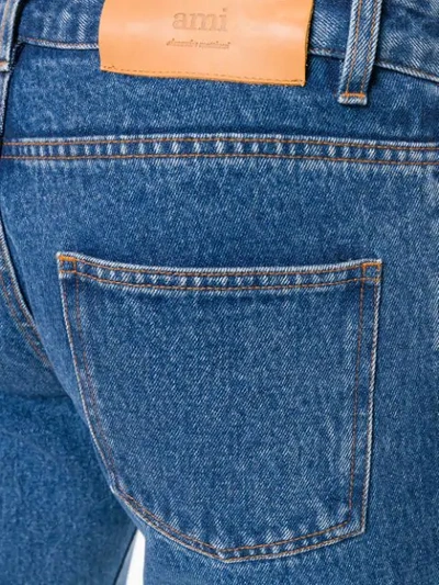 Shop Ami Alexandre Mattiussi Slim Fit Jeans In Blue