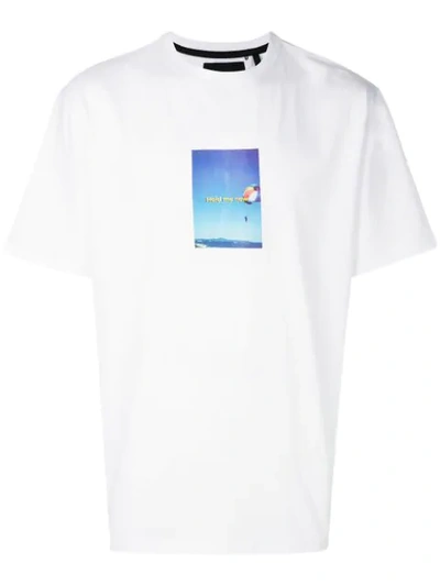 oversized photo print T-shirt
