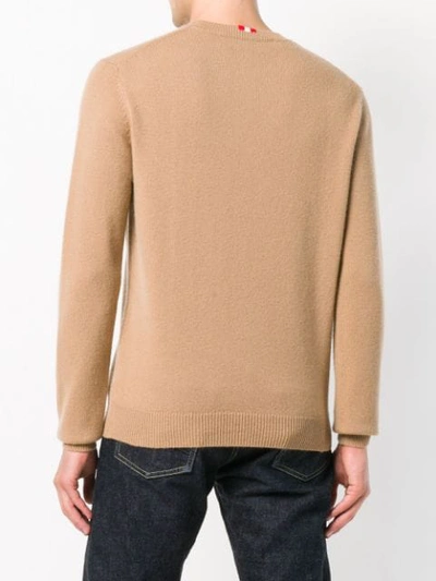 Shop Dsquared2 Classic Crew Neck Jumper In Neutrals