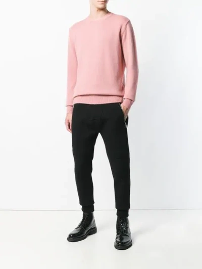 Shop Dsquared2 Crewneck Sweater - Pink