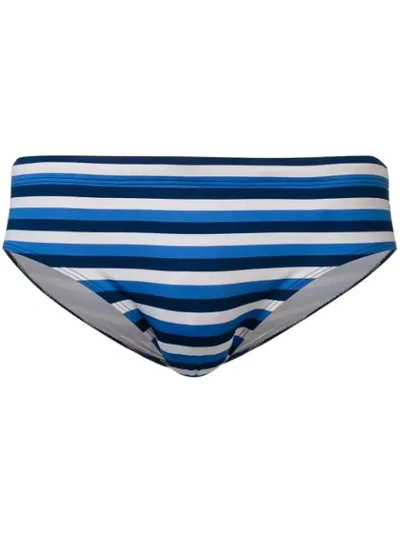 Shop Ron Dorff Stripe Swim Briefs In Blue