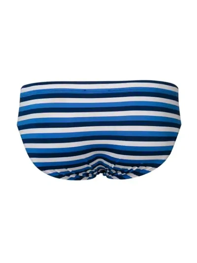 Shop Ron Dorff Stripe Swim Briefs In Blue