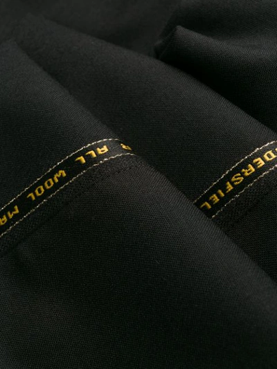 Shop Doublet Selvedge Line Cropped Trousers - Black