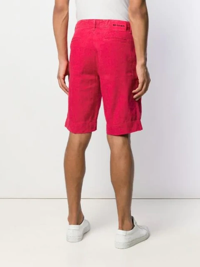 Shop Kiton Bermuda Shorts In Red