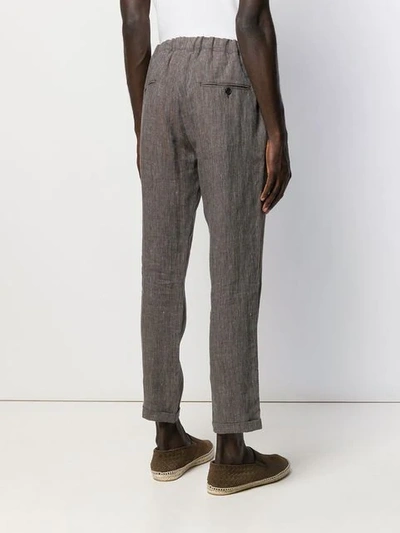 Shop Be Able Straight-leg Trousers - Brown