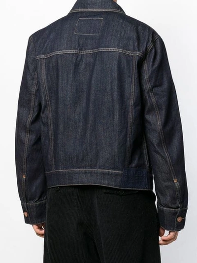 Shop Vivienne Westwood Anglomania Loose Fitted Denim Jacket In Blue