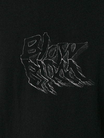 Blow print T-shirt