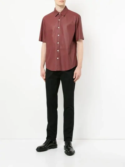 Shop Cerruti 1881 Short Sleeve Shirt In Brown