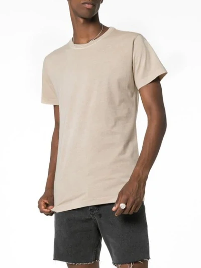 JOHN ELLIOTT CLASSIC CREW NECK T-SHIRT - 大地色