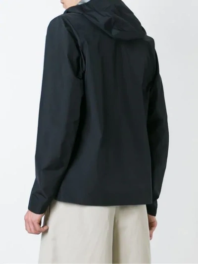 Shop Arc'teryx Hooded Windbreaker In Black