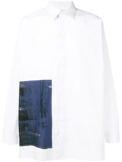 Shop Isabel Benenato Relaxed Fit Shirt In White