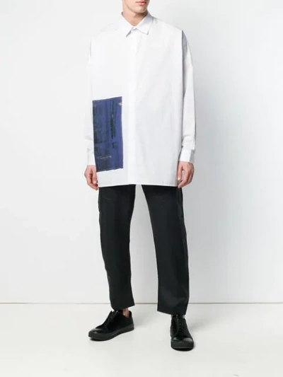 ISABEL BENENATO RELAXED FIT SHIRT - 白色