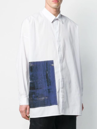 ISABEL BENENATO RELAXED FIT SHIRT - 白色
