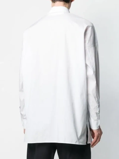 Shop Isabel Benenato Relaxed Fit Shirt In White