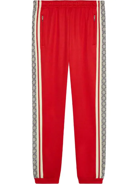 red gucci joggers