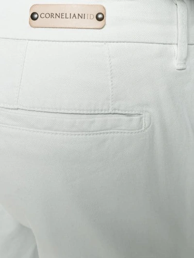 Shop Corneliani Straight Leg Chinos In White