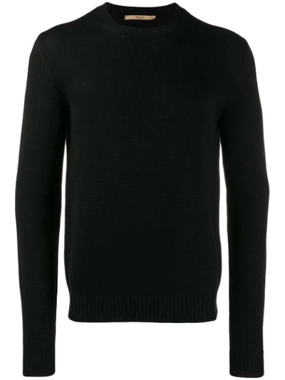 Shop Nuur Ribbed Sweatshirt In 09 Nero