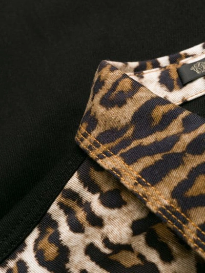 Shop Versace Hemd Mit Leoparden-print In A77w Black Animal