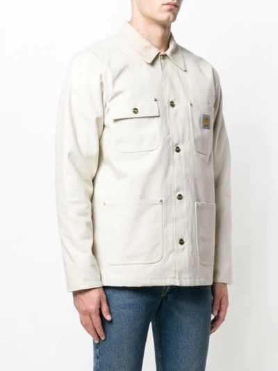 Shop Carhartt Heritage Standard Shirt Jacket - Neutrals
