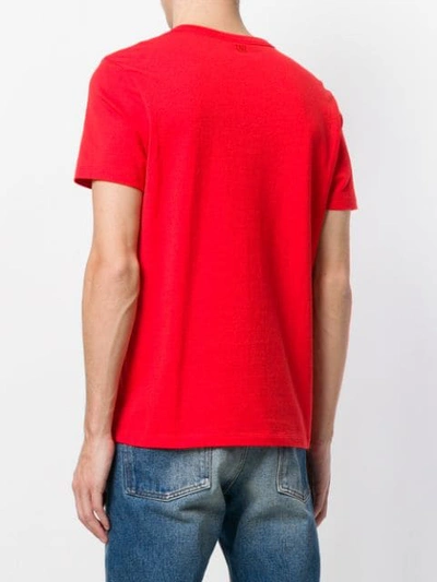 Shop Ami Alexandre Mattiussi T-shirt With Ami Paris Print In Red