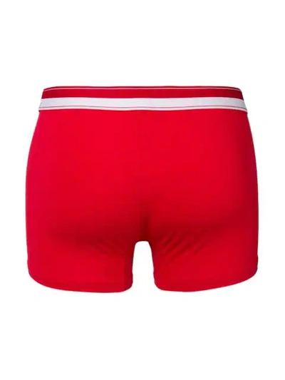 Shop Dolce & Gabbana Underwear Logo Waistband Boxers - Red