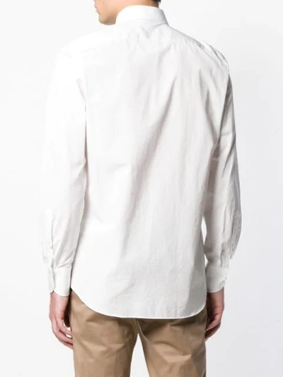 Shop Salle Privée Dale Button Down Shirt In White