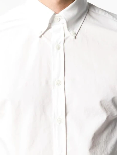 Shop Salle Privée Dale Button Down Shirt In White