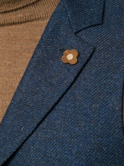 Shop Lardini Tailored Waistcoat In Blue