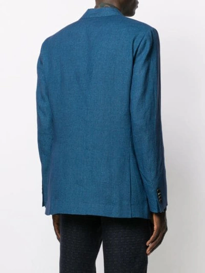 Shop Etro Soft Blazer - Blue