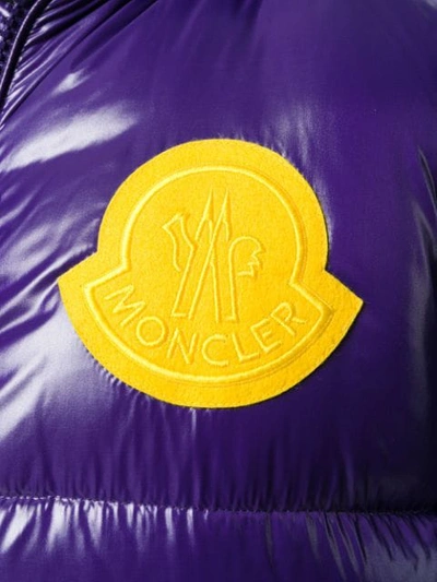 Shop Moncler Lorent Gilet In Purple