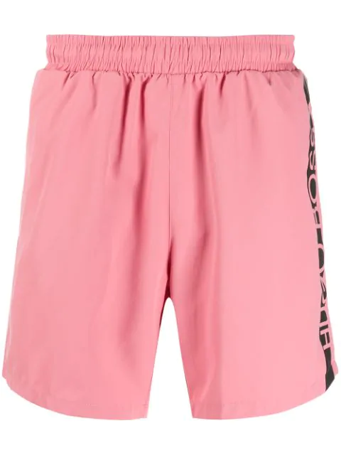 pink hugo boss shorts