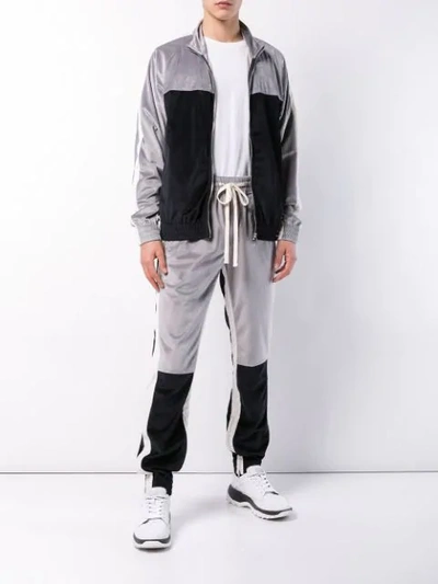 God's Masterful Children Varsity Zip-up Jacket In Grey