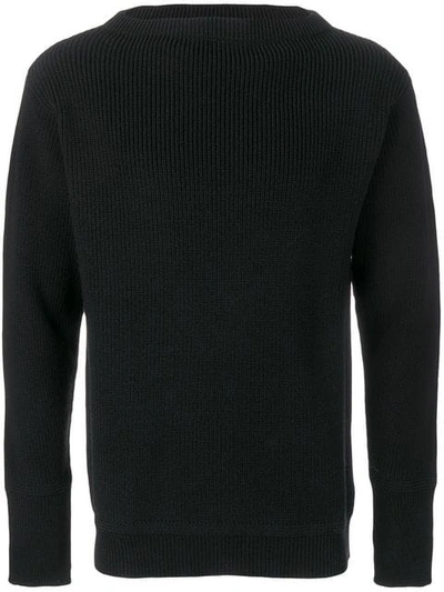 Shop Andersen-andersen Ribbed Sweater In Black