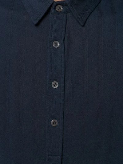 Shop Barena Venezia Striped Polo Shirt In Blue