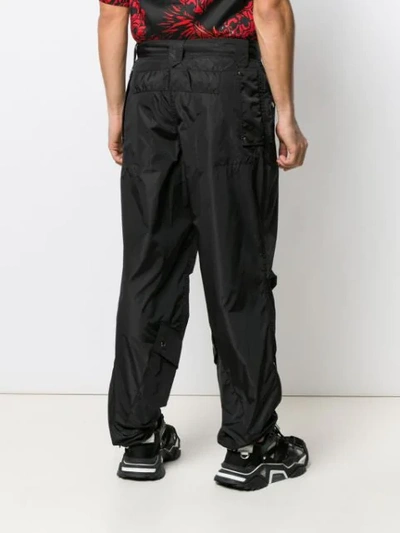 Shop Givenchy Classic Cargo Trousers In Black
