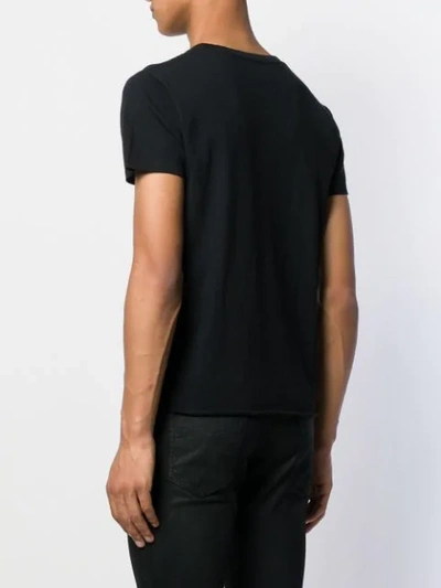 Shop Saint Laurent Robot Print T-shirt - Black