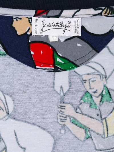 Pre-owned Jc De Castelbajac Vintage 1990s Equipe Printed T-shirt In Multicolour