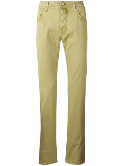Shop Jacob Cohen Casual Trousers In Green