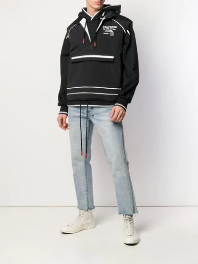 CONVERSE LOGO套头式面具 - 黑色