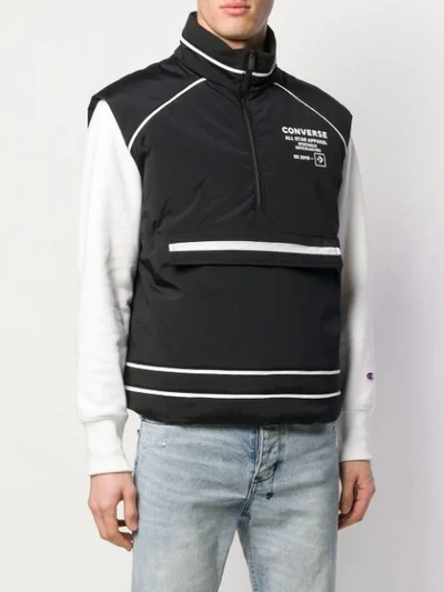 CONVERSE LOGO套头式面具 - 黑色