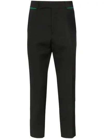 Shop Haider Ackermann Embroidered Tailored Trousers In Black